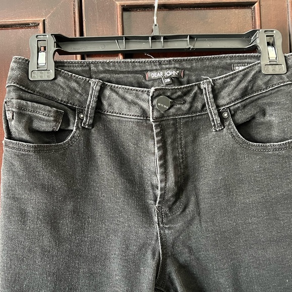 Dear John High Rise Gisele Skinny Jean - Color Black Size 26 - Picture 2 of 9